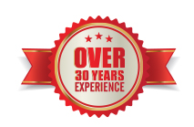 over 30 years experience